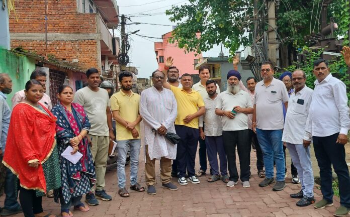 जमशेदपर : जदयू ने मानगो में चलाया समस्या समाधान अभियान