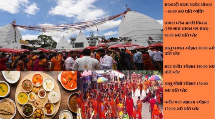 खाद्य पदार्थों के मूल्य में सामान्य बढ़ोतरी………..