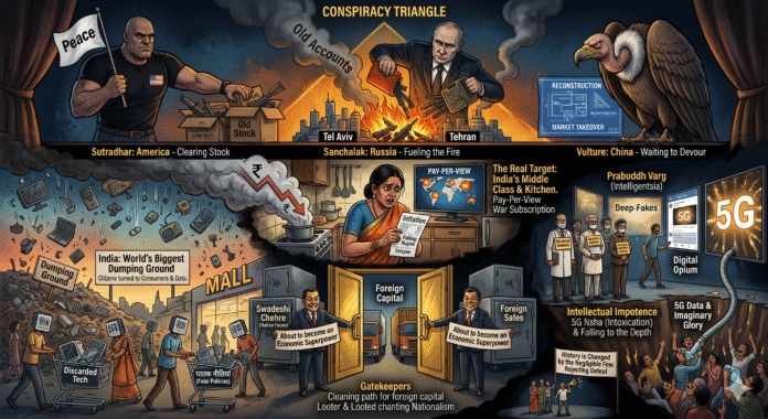 महाशक्ति के मलबे पर चलता बाज़ार का सर्कस