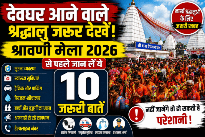 देवघर आने वाले हर श्रद्धालु के लिए बड़ी खबर! प्रशासन ने जारी की जरूरी गाइडलाइन