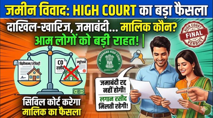 जमीन विवाद पर हाई कोर्ट का बड़ा फैसला..?